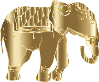 Elephant Animal Pachyderm Stickdatei
