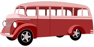 Bus Car Old Stickdatei