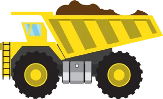 Truck Dump truck Heavy equipment Stickdatei