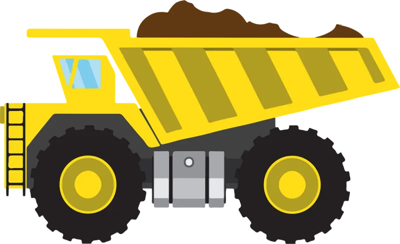 Truck Dump truck Heavy equipment Stickdatei – Fahrzeuge