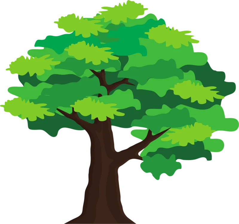 Tree Leaves Branches Stickdatei – Natur