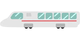Modern train High-speed train Rail Stickdatei – Kinder