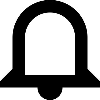 Alert Bell Icon Stickdatei