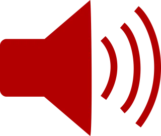 Sound Megaphone Announcement Stickdatei