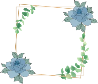 Flower Frame Flower wallpaper Stickdatei – Herzen & Liebe