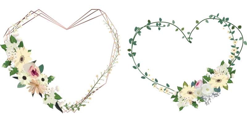 Flowers Flower wallpaper Frames Stickdatei – Blumen