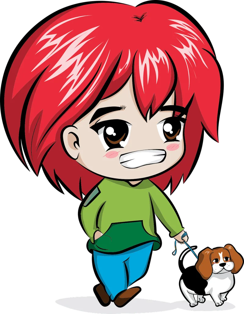 Chibi Dog Pet Stickdatei – Tiere