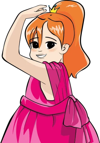 Princess Cartoon Drawing Stickdatei – Kinder