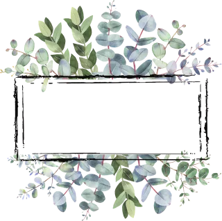 Frame Leaves Decorate Stickdatei – Herzen & Liebe