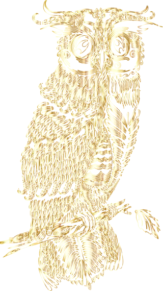 Bird Nature Owl Stickdatei