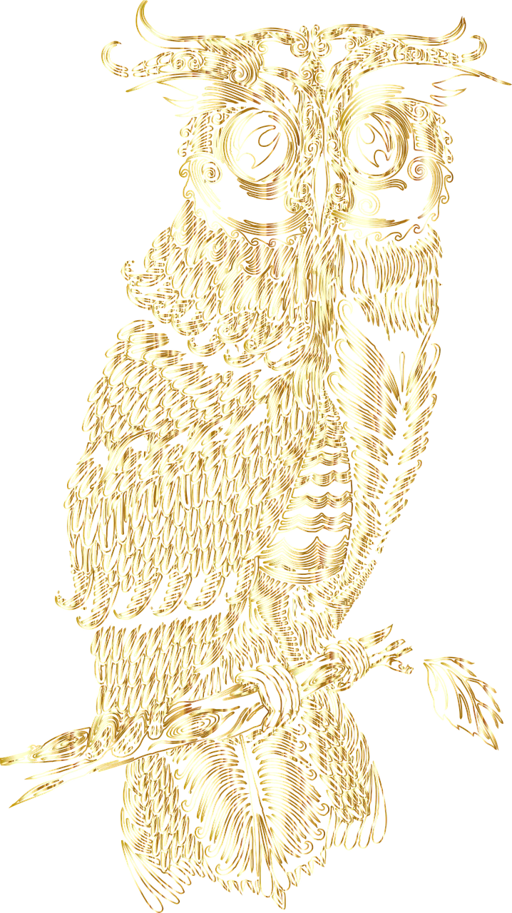 Bird Nature Owl Stickdatei – Tiere