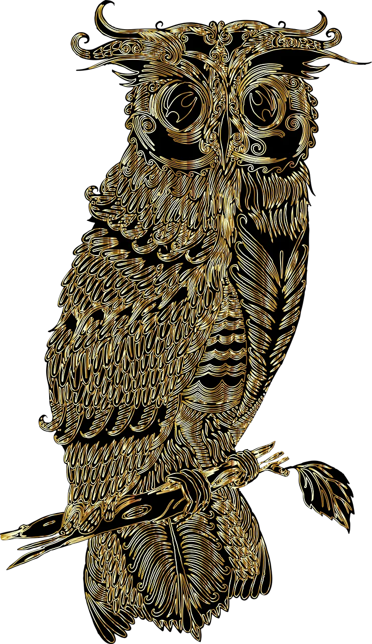 Bird Owl Nature Stickdatei – Tiere