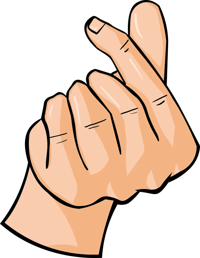 Finger heart Heart sign Hand Stickdatei – Herzen & Liebe