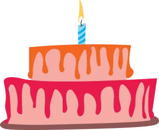 Cake Candle Birthday cake Stickdatei