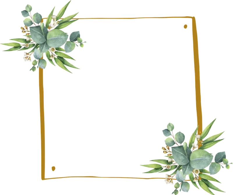 Frame Boundary Beautiful flowers Stickdatei – Herzen & Liebe
