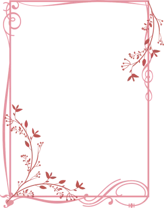 Frame Flower wallpaper Boundary Stickdatei – Herzen & Liebe