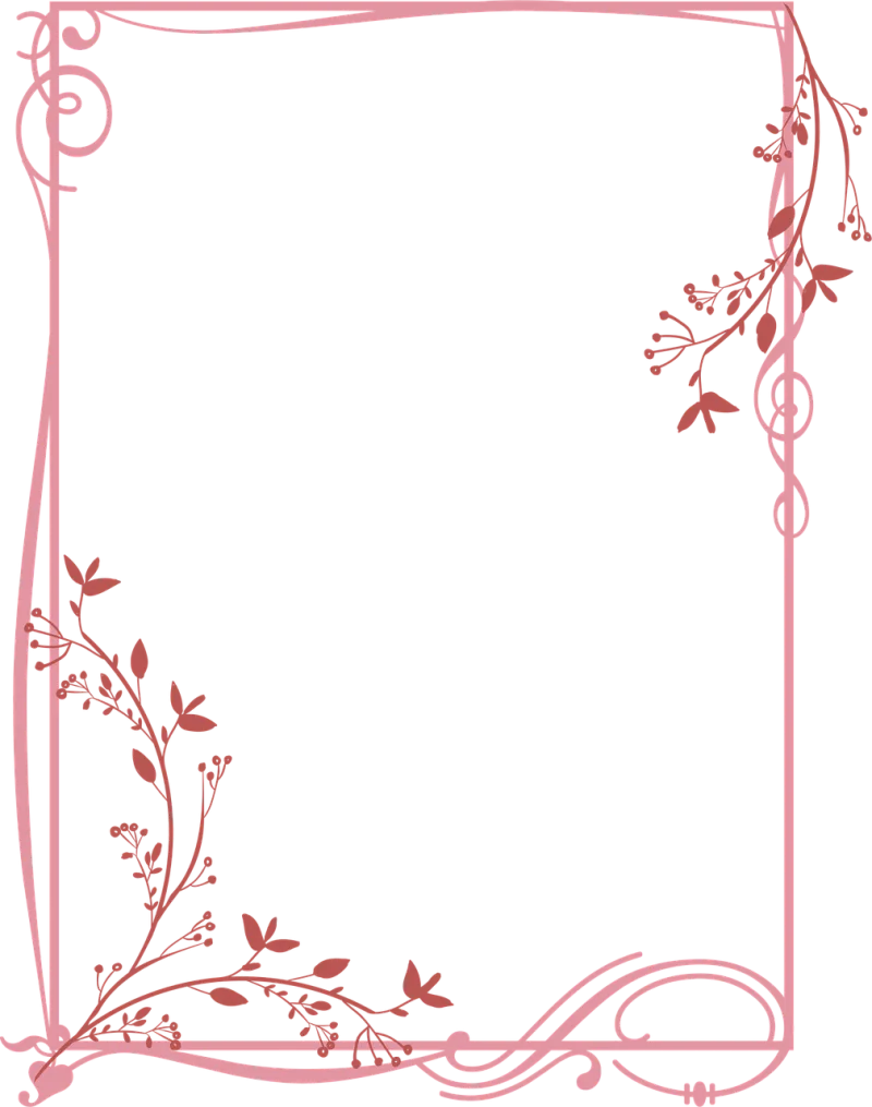 Frame Flower wallpaper Boundary Stickdatei – Herzen & Liebe