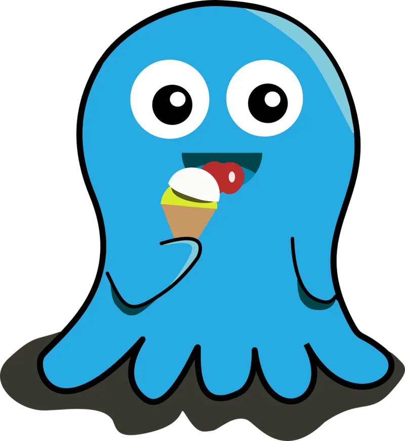 Monster Avatar Cute Stickdatei – Essen & Trinken