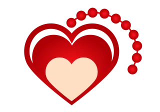 Heart Shape Art Stickdatei