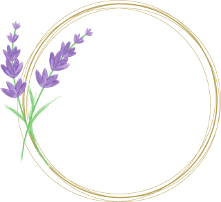 Flowers Circle Frame Stickdatei