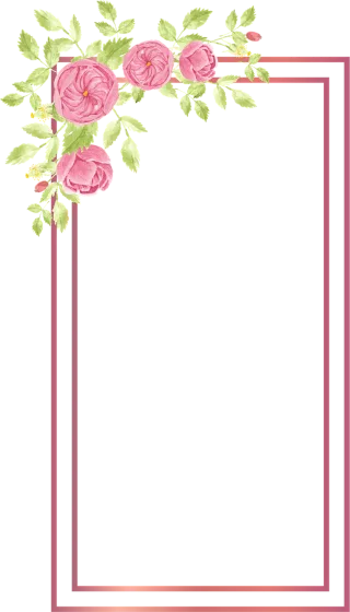 Frame Boundary Rose Stickdatei
