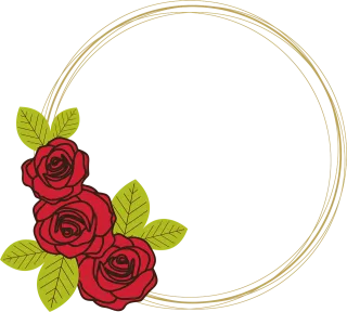 Frame Boundary Rose Stickdatei