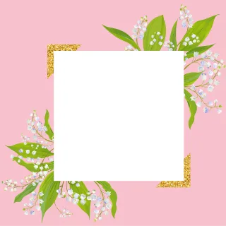 Frame Boundary Beautiful flowers Stickdatei