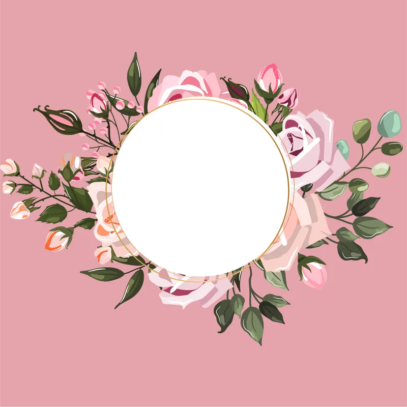 Frame Flower wallpaper Flowers Stickdatei – Blumen