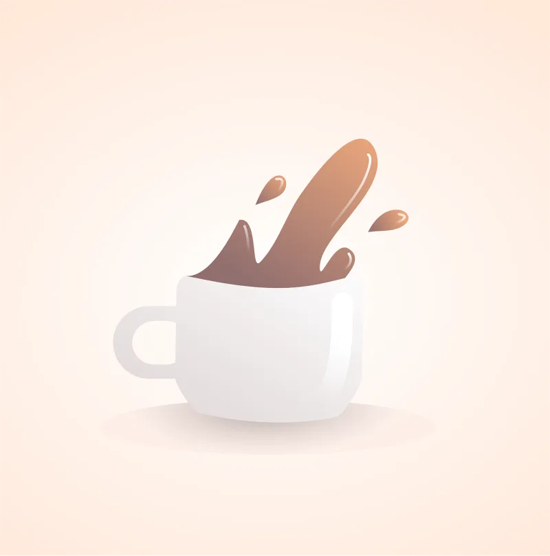Coffee Drink Cup Stickdatei – Essen & Trinken