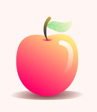 Apple Fruit Food Stickdatei