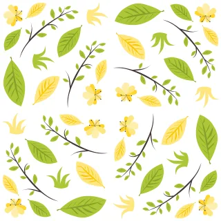 Nature Flower background Pattern Stickdatei