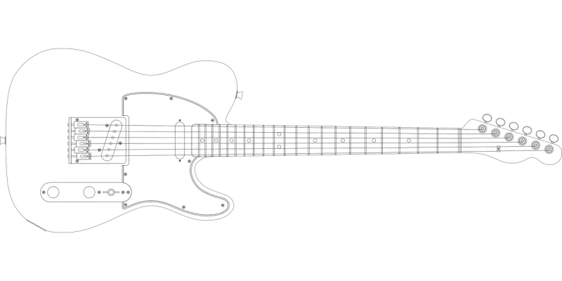 Guitar Strings Musical instrument Stickdatei – Musik
