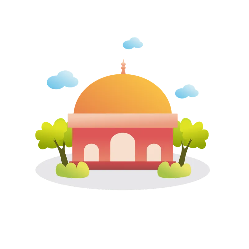 Mosque Building Islam Stickdatei – Natur