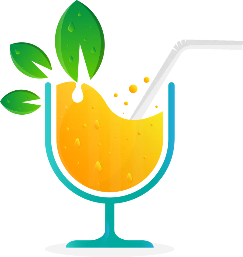 Juice Drink Orange Stickdatei – Essen & Trinken