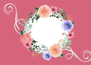 Flowers Floral background Flower wallpaper Stickdatei