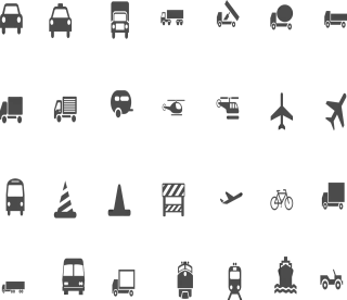 Vehicles Transport Icons Stickdatei