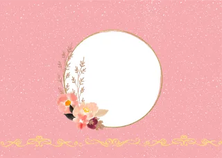 Flowers Decorate Copy space Stickdatei – Herzen & Liebe