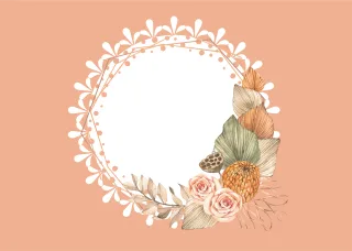 Flowers Decorate Copy space Stickdatei – Herzen & Liebe