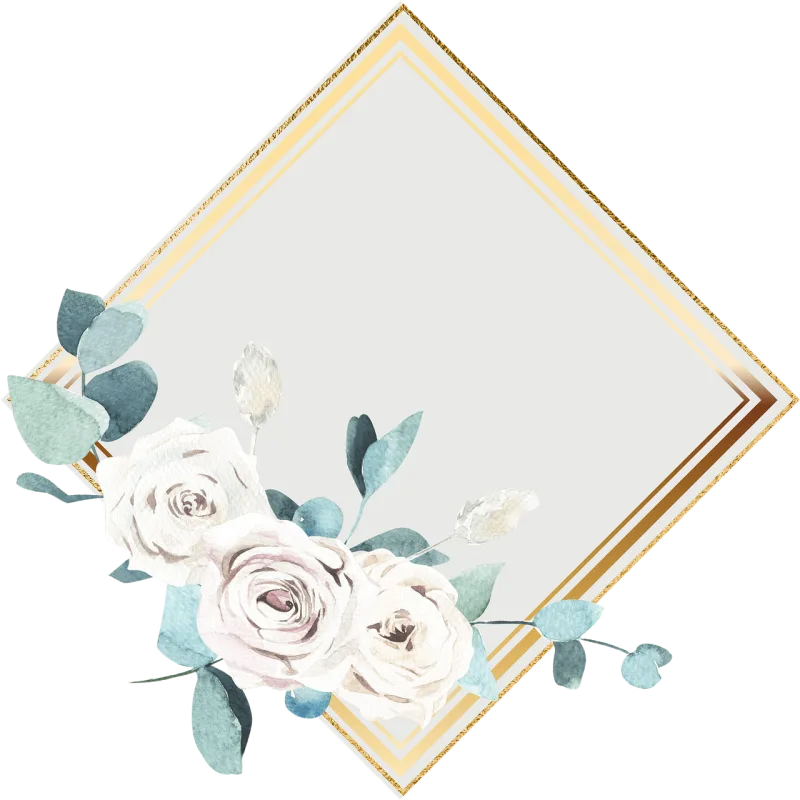 Wreath Greetting card Floral background Stickdatei – Herzen & Liebe