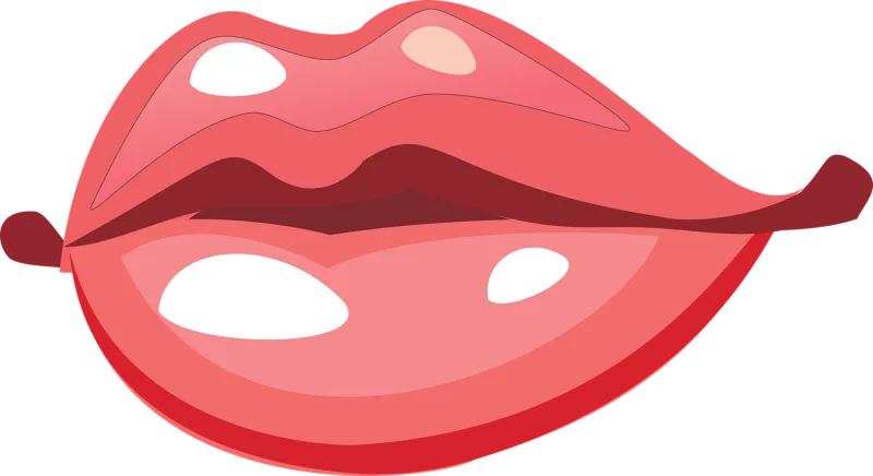 Lips Lipstick Mouth Stickdatei – Herzen & Liebe