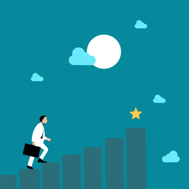 Ladder of success Success Goals Stickdatei – Natur