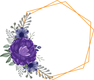Flowers Wreath Frame Stickdatei