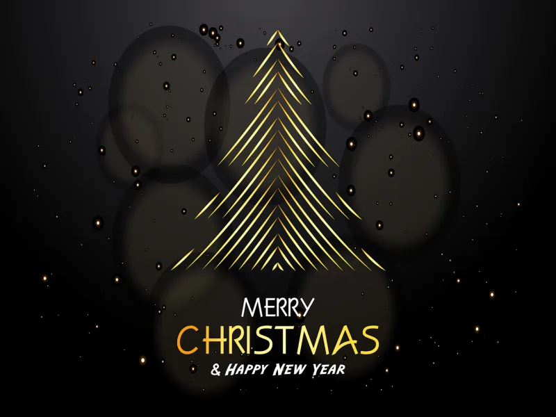 Christmas New year Greetings Stickdatei – Weihnachten
