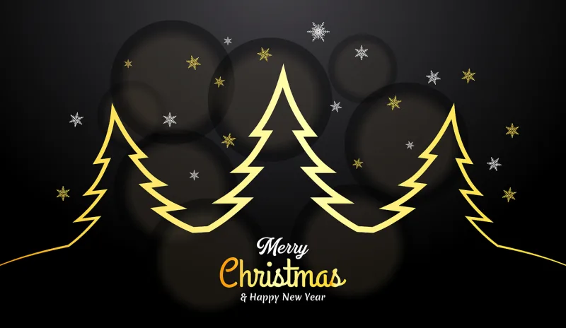 Christmas New year Greetings Stickdatei – Weihnachten