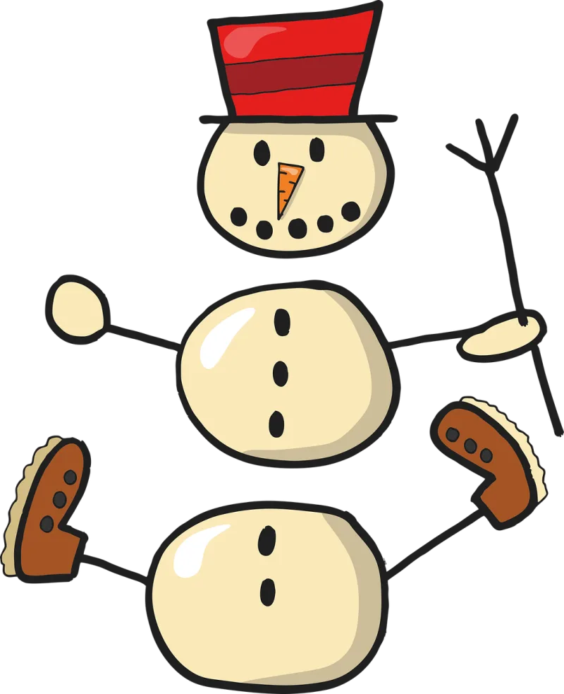 Snowman Hat Carrot Stickdatei – Weihnachten