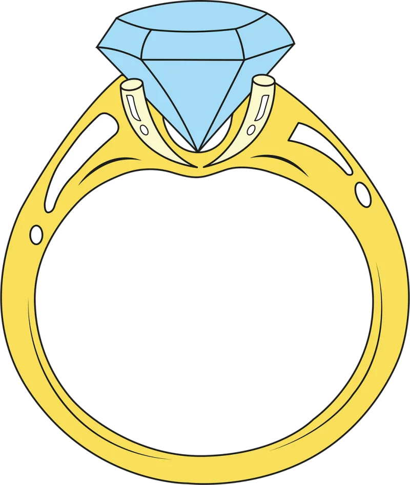 Ring Jewelry Wedding Stickdatei – Herzen & Liebe