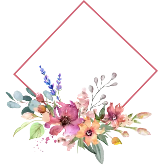 Frame Flowers Decorate Stickdatei – Herzen & Liebe