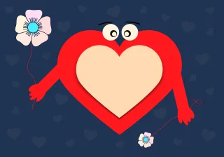 Heart Card Spend Stickdatei