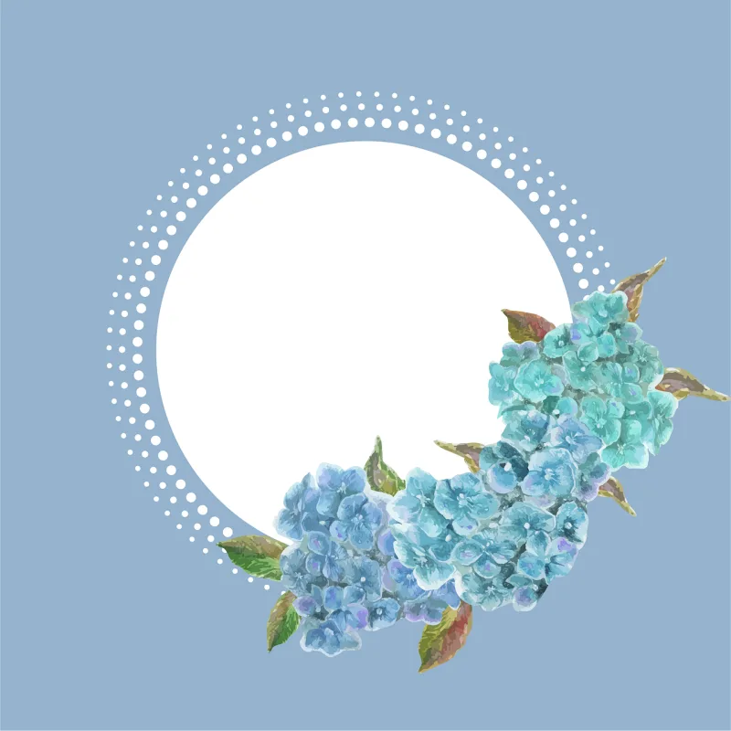 Flowers Frame Background Stickdatei – Blumen