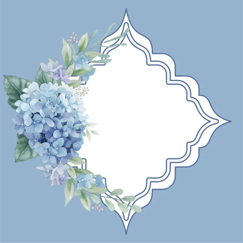 Flowers Frame Background Stickdatei – Blumen